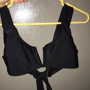 Black bikini top